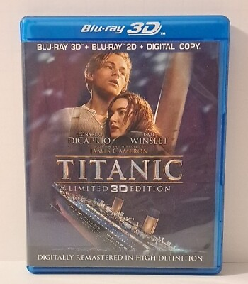 #ad 3D TITANIC Limited Edition Blu ray 3D Blu ray DVD