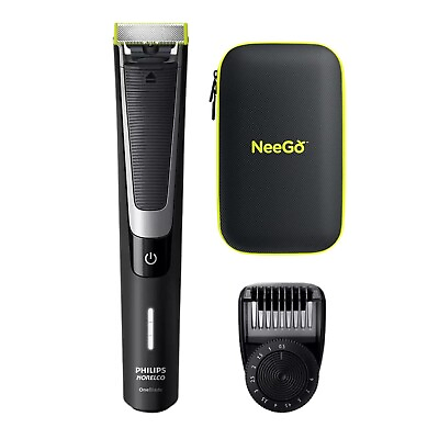 Philips OneBlade Pro Kit Hybrid Styler Electric Trimmer and Shaver QP6510
