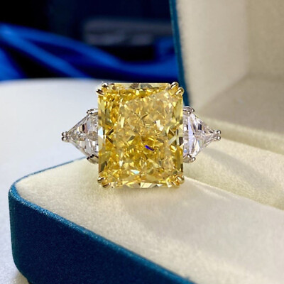 Gorgeous Cubic Zircon 925 Silver Filled Rings Women Wedding Jewelry Gift Sz 6 10