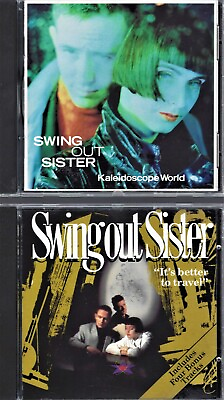 SWING OUT SISTER 2 Like New CDs Kaleidoscope World It#x27;s Better To Travel