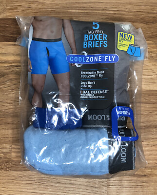 #ad New Fruit of the Loom Men#x27;s 3 PK Tagless CoolZone Fly Boxer Briefs Size S 28 30quot;