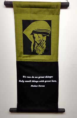 #ad Affirmation banner with Mother Teresa image