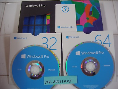 Microsoft Windows 8 Professional Full Upgrade 32Bit amp; 64Bit DVD MS =NEW RETAIL=