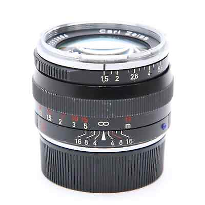Carl Zeiss C Sonnar T* 50mm F 1.5 ZM Black for Leica M mount #117