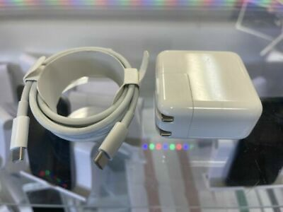 Used Genuine Apple 30W USB C Power Adapter With Bonus 2M USB C Cable