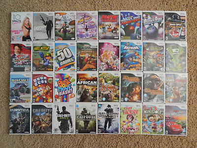 Nintendo Wii Games You Choose from Huge List $8.95 Each Buy 3 Get 4th 50% Off
