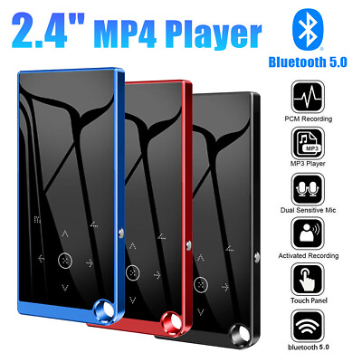 MP3 Player Bluetooth 5.0 Touch Screen Hifi Lossless MP3 Music Player New