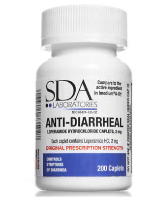 #ad Anti Diarrheal 2MG 200 96 Caplets by SDA LABS MADE IN USA FREE SHIPPING 30% OFF