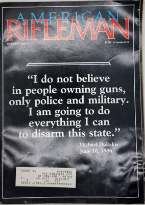 The American Rifleman Magazine October 1988 Vintage Rifles