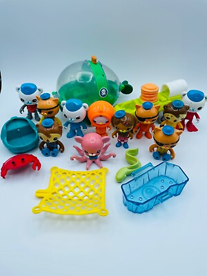 #ad Fisher Price Octonauts Playset Figures Accessories amp; Vehicles Lot of 18