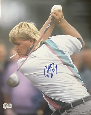 John Daly Signed Autographed 11x14 Photo Beckett BAS PGA 6