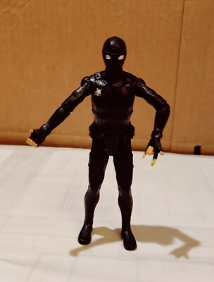 #ad Marvel SPIDER MAN Far From Home STEALTH SUIT Night Monkey 5.5 Figure Hasbro 2019