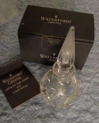 Waterford Lismore Perfume Bottle Germany 1998 Signed Seamus Purcell EUC Box