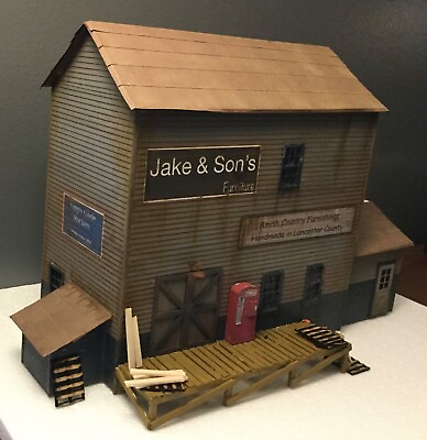 HO Scale Jake and Sons Structure Kit Laser Cut