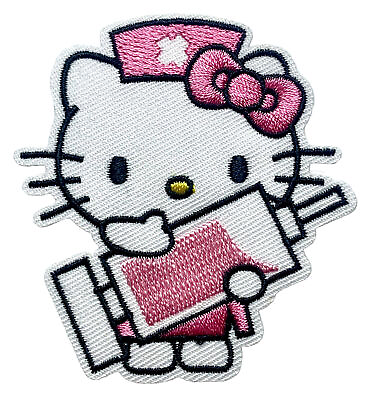 #ad Sanrio Patch Hello Kitty Nurse Doctor RN MD NP LVN CNA Medical 2.5”
