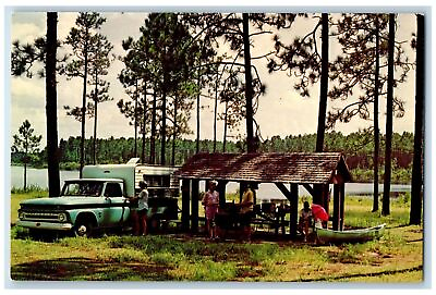 #ad c1960#x27;s Georgia State Parks Scene Waycross Georgia GA Unposted Vintage Postcard