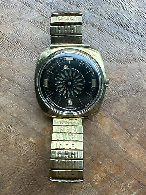 #ad Vintage Ernest Borel Men’s Automatic Kaleidoscope Watch With Date Working