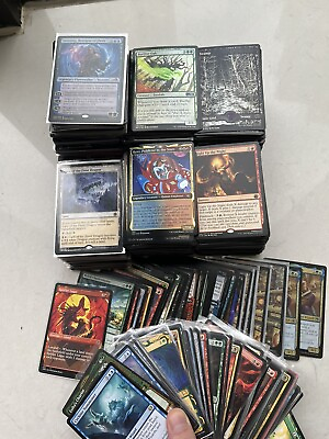 #ad 1000 Magic the Gathering MTG card lot with FOILS RARES INSTANT COLLECTION