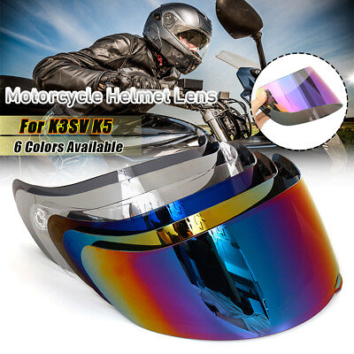 #ad Motorcycle Helmet Visor Lens For AGV K1 K3SV K5 Wind Shield Glasses Full Face