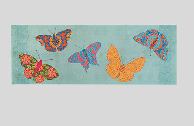 Butterfly Kaleidoscope Table Runner Art by Tim Coffey