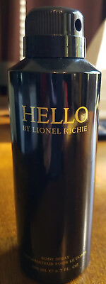 #ad Lionel Richie Body Spray Hello for Men Fragrance Can Spray 6.7 oz
