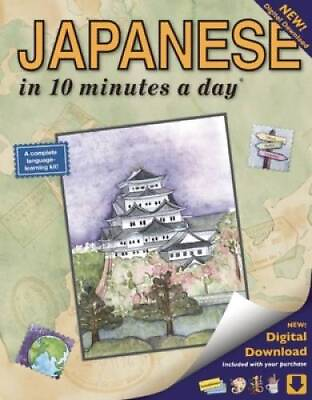 #ad JAPANESE in 10 minutes a day Paperback By Kershul Kristine K. GOOD