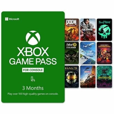 #ad Xbox Game Pass 3 Months Membership CODE USA FOR NEW OR EXISTING