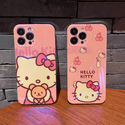 Cartoon Hello Kitty Soft Phone Case Cover For iPhone 14 Pro Max 13 12 11 Pro Max