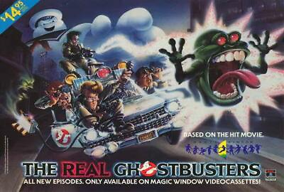 The Real Ghostbusters Movie POSTER 27 x 40 Dave Coulier Lorenzo Music A