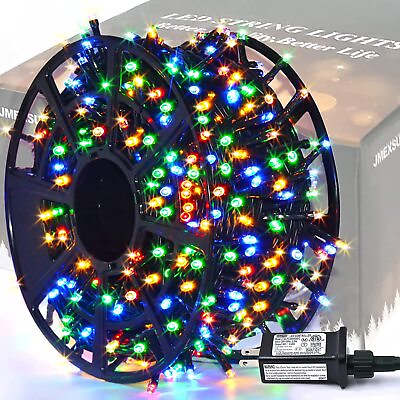 Multicolor Christmas String Lights 173ft 500 LED Christmas Lights Waterproof