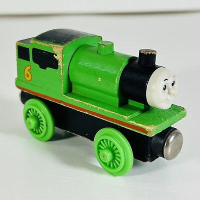 #ad #ad Thomas the Train 1994 Rare Flat Magnet Percy Wooden Railway Vintage No Name