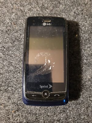 #ad LG Rumor Touch LN510 Black Sprint Cellular Phone Preowned CA2