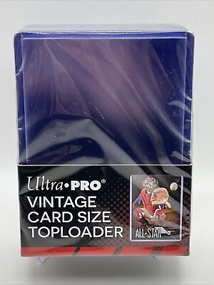 Ultra Pro Toploaders 35pt 1 Pack of 25 for VINTAGE SIZED Cards