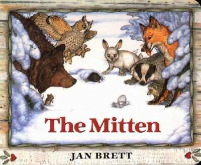 The Mitten Board book By Brett Jan GOOD