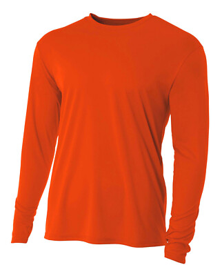 #ad A4 N3165 Mens Long Sleeve Dri Fit Cooling Performance 44 UPF Stylish T Shirt