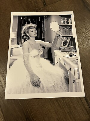#ad LUCILLE BALL THE BIG STREET Art Print Photo 8”x 10quot; White Dress Mirror