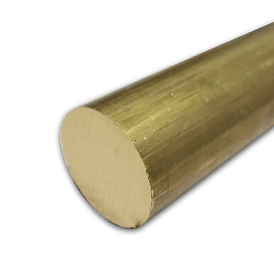 #ad 0.687 11 16 inch x 12 inches C360 H02 Brass Round Rod Bar Stock