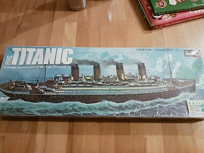 #ad Revell RMS Titanic Model Kit Damaged Box But Sealed