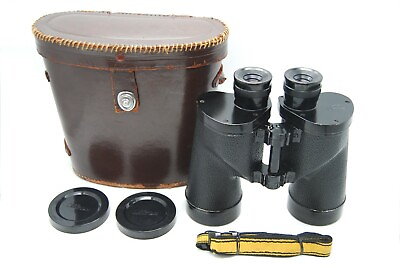 N NINT in Case Nikon Binoculars 7X 50 7.3° 7.3 IF w Mil Scale from Japan