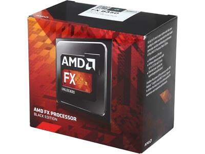AMD FX8350 FX 8350 Black Edition FD8350FRW8KHK 4GHz AM3 8 Core Processor CPU US