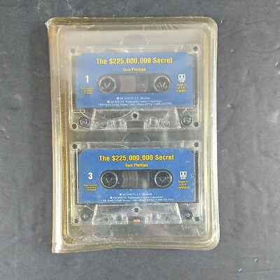 The 225000 Secret Audiobook by Tom Phillips On Cassette Tape Case