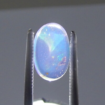 #ad 2ct Colorless Precious Contra Luz Opal Natural Earth Mined Unheated Oval Cab