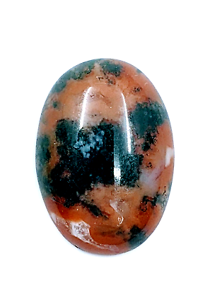#ad 6.7ct Natural Extra Fine Red Moss Agate Cabochon AAA 18x13mm