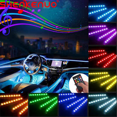 Led light strip for Cars Inside RV Lighting interior Glow Color Remote control