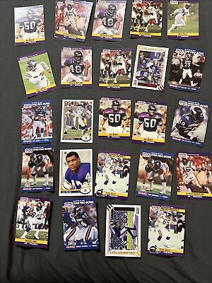 #ad Small Collection Minnesota Vikings Active And Retired Players