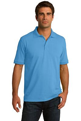 #ad Port amp; Company Core Blend Jersey Knit Polo. KP55