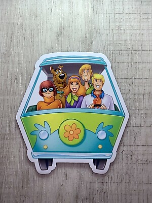 #ad #ad Scooby Doo Van Magnet Mystery Vinyl Decal Cartoon Scrappy shaggy