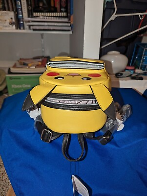 Pokemon Loungefly Pikachu Faux Leather Mini Backpack Yellow PMBK0111