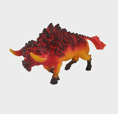 Schleich Eldrador Creatures Fire Bull Figure Animal