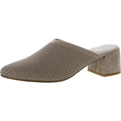 #ad Eileen Fisher Womens Gest ST Taupe Knit Mules Shoes 8.5 Medium BM BHFO 5999
